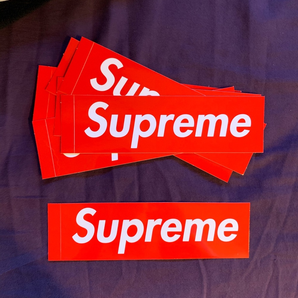 Supreme Box Logo Stickers